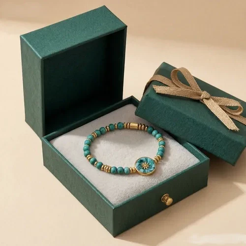 Vintage Turquoise Beaded Bracelet