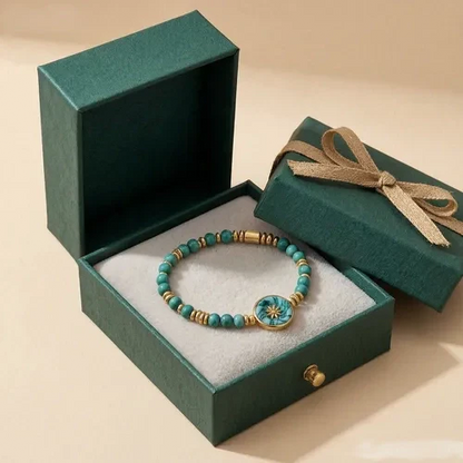 Vintage Turquoise Beaded Bracelet