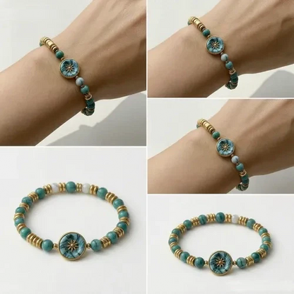 Vintage Turquoise Beaded Bracelet