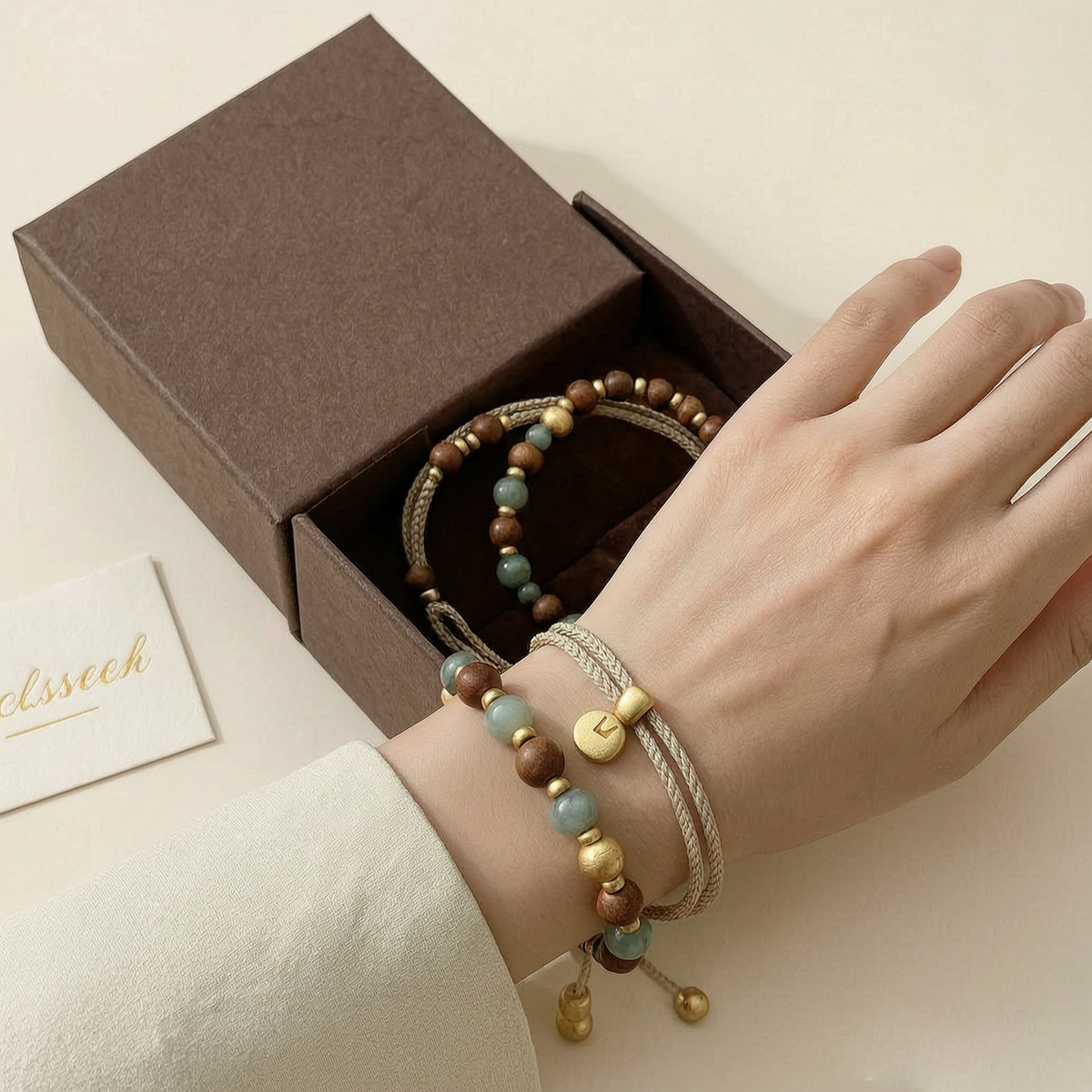 Boho Layered Beaded Bracelet