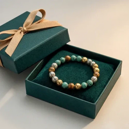 Vintage Mixed Bead Stretch Bracelet